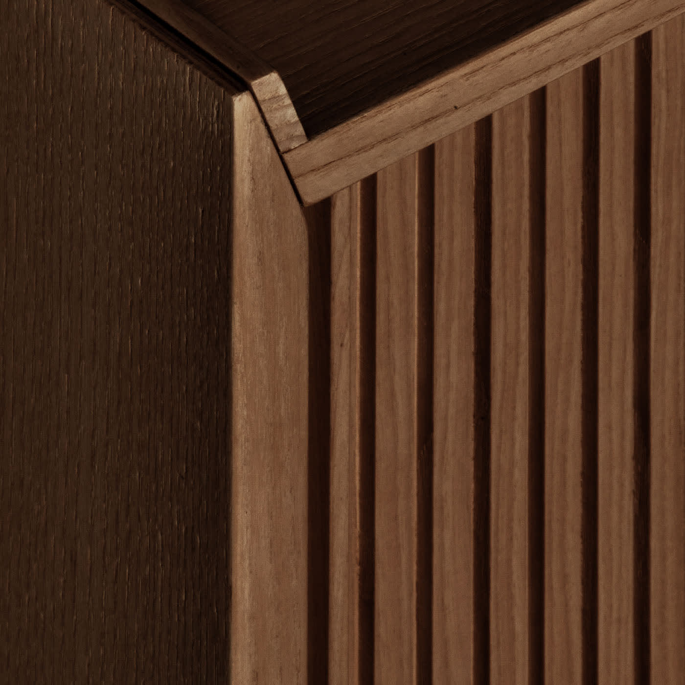 Buffet Sipario haut brun 2 portes