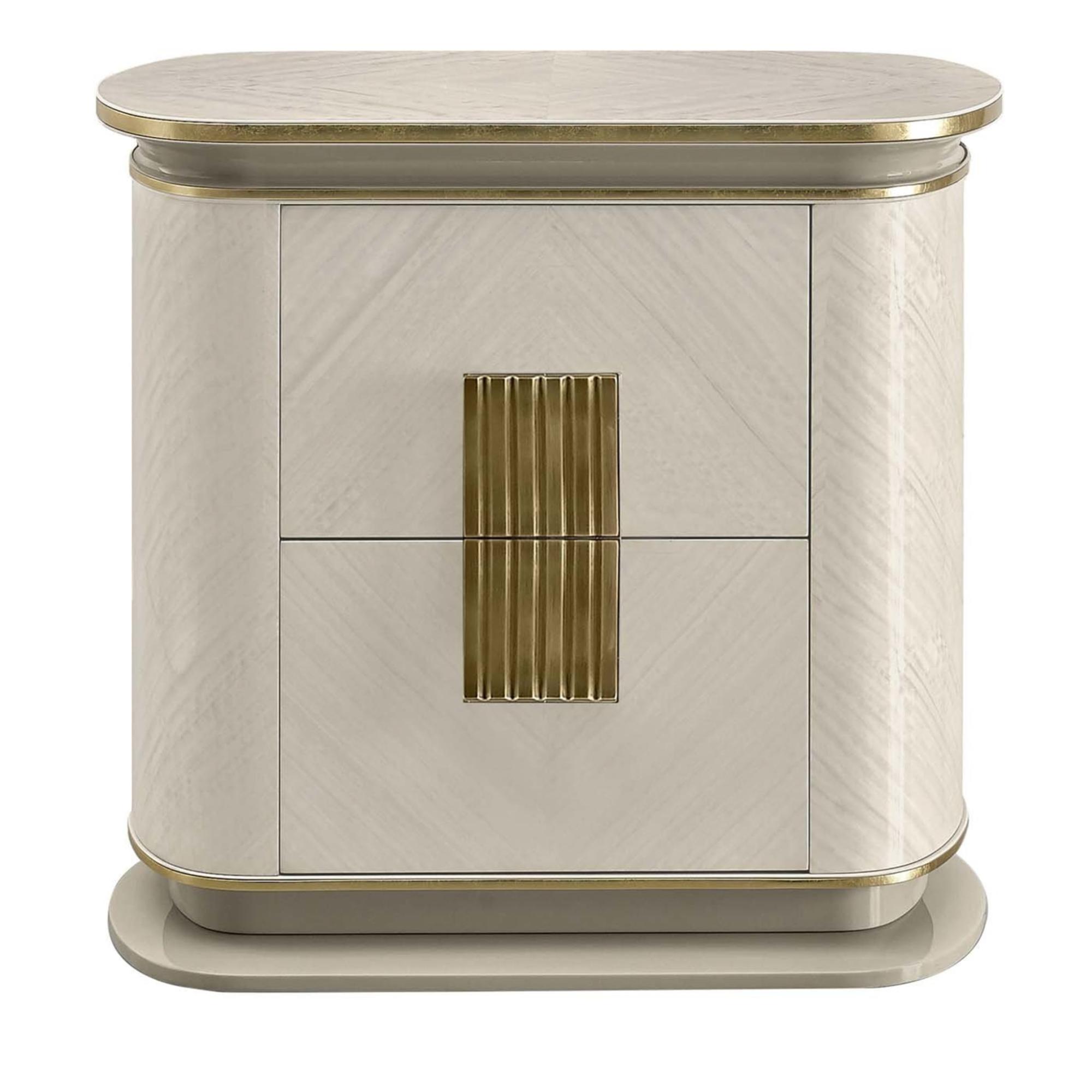 Dilan wit/goud nachtkastje
