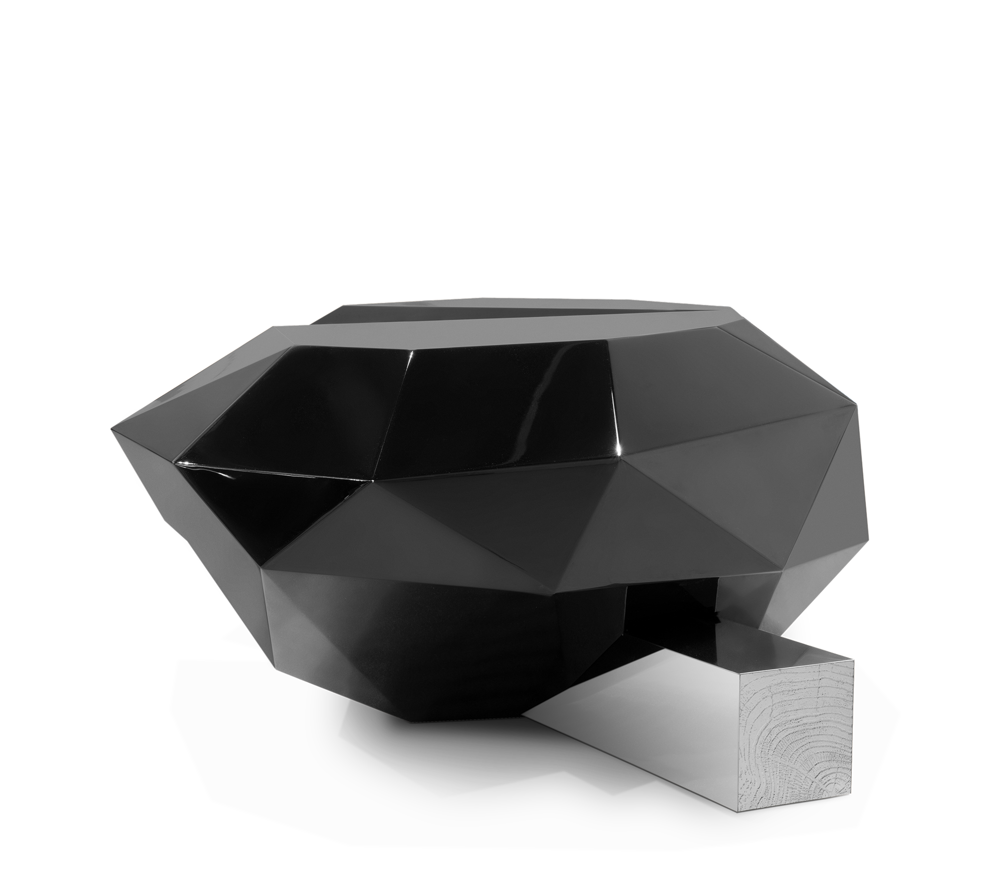 Prism zwarte salontafel