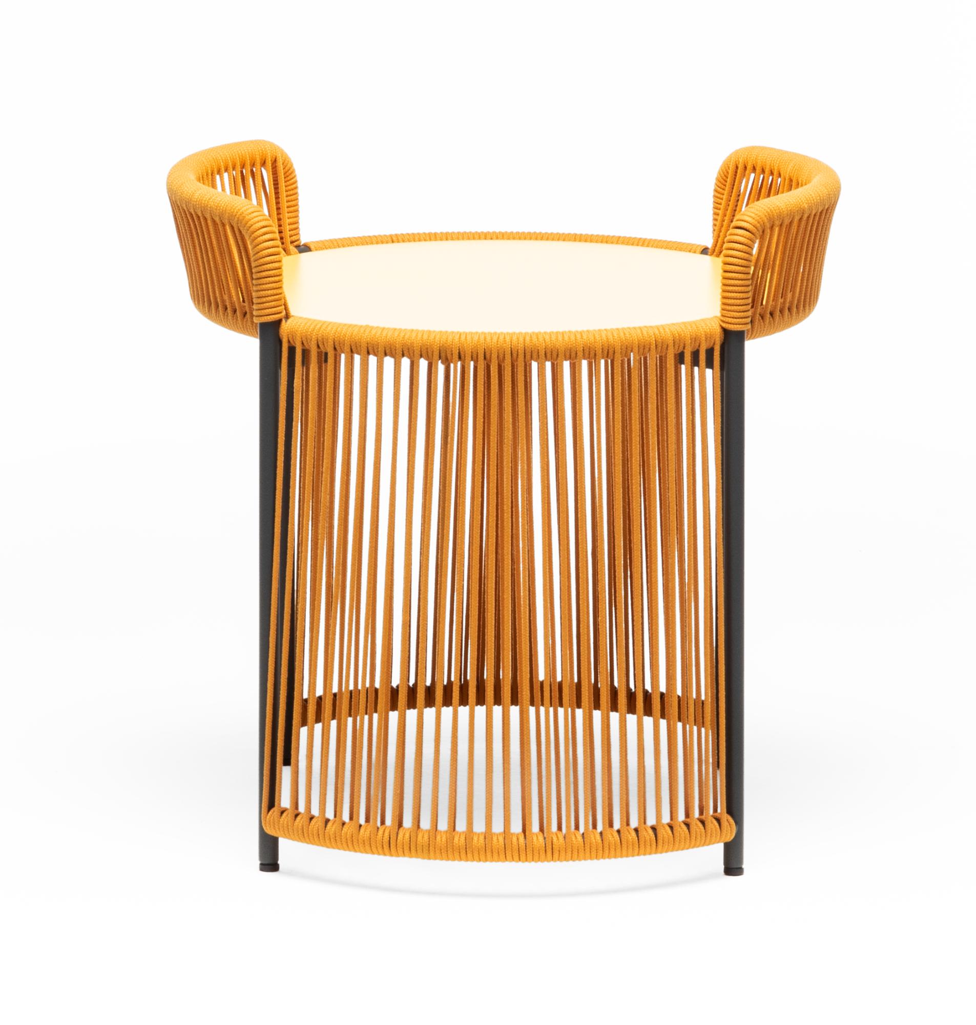 Table basse d'extérieur Altana Jaune