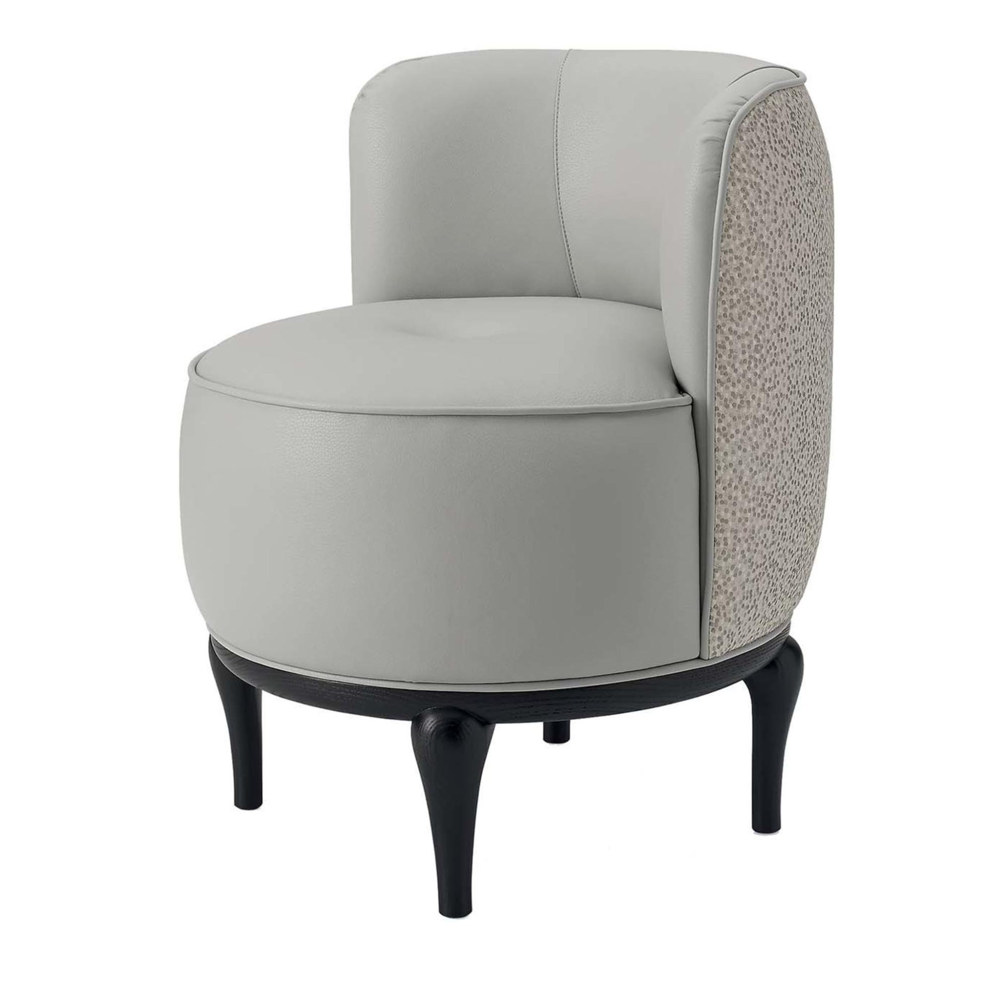 Witte ronde loungestoel
