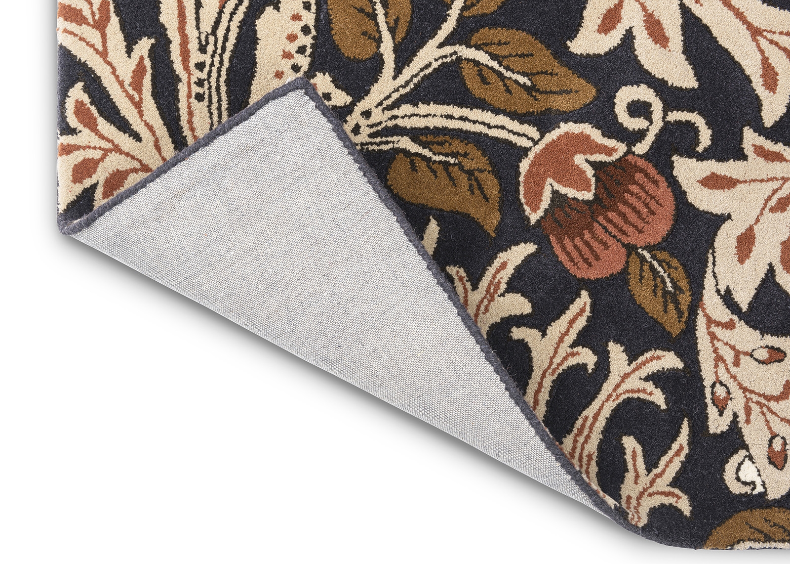 Artichoke amber/houtskool vloerkleed | Maat: 250 × 350 cm