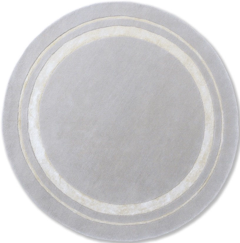 Tapis rond Redbrook argent | Taille: Ø 200 cm