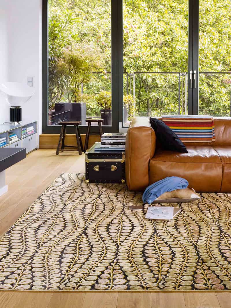 Tapis de luxe fait main All Gold | Taille: 274 × 365 cm