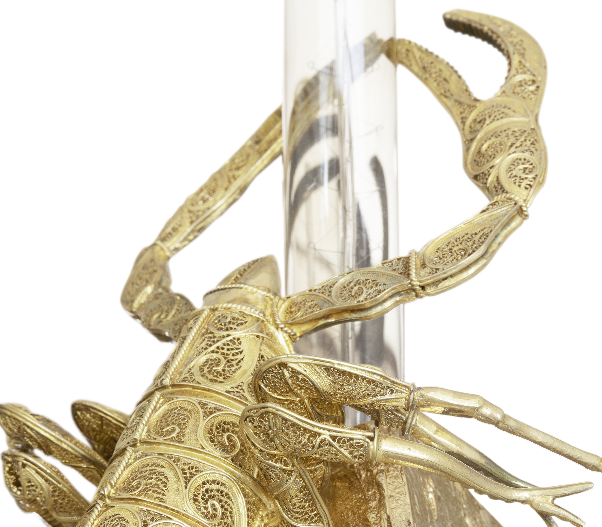 Petite applique murale Geode Filigree scorpion