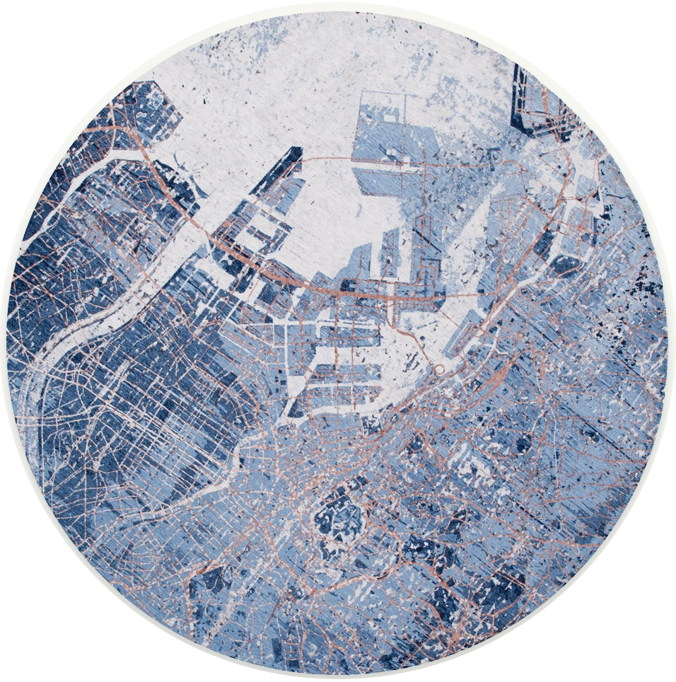 Tapis Gold Sea | Taille: Ø 240 cm