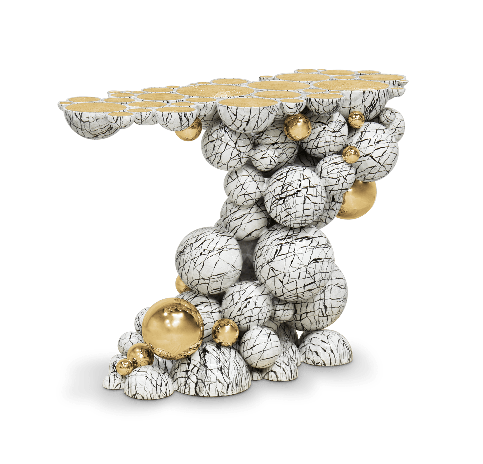 Orbit kunstmarmer console