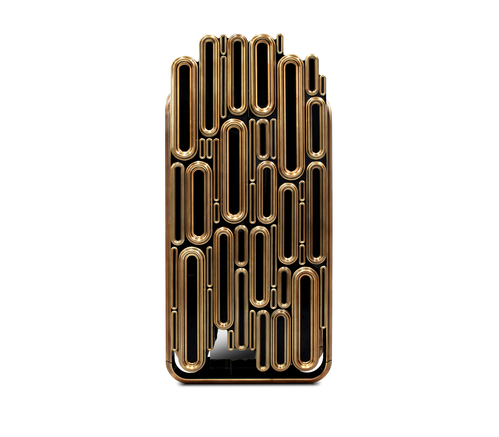 Ellipse gouden kast