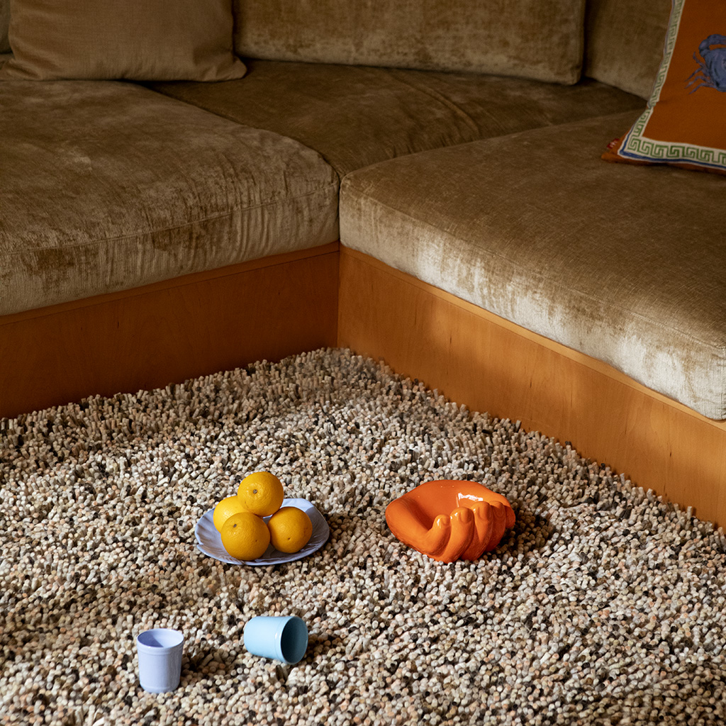 hoogpolig vilt tapijt | Maat: 200 × 300 cm