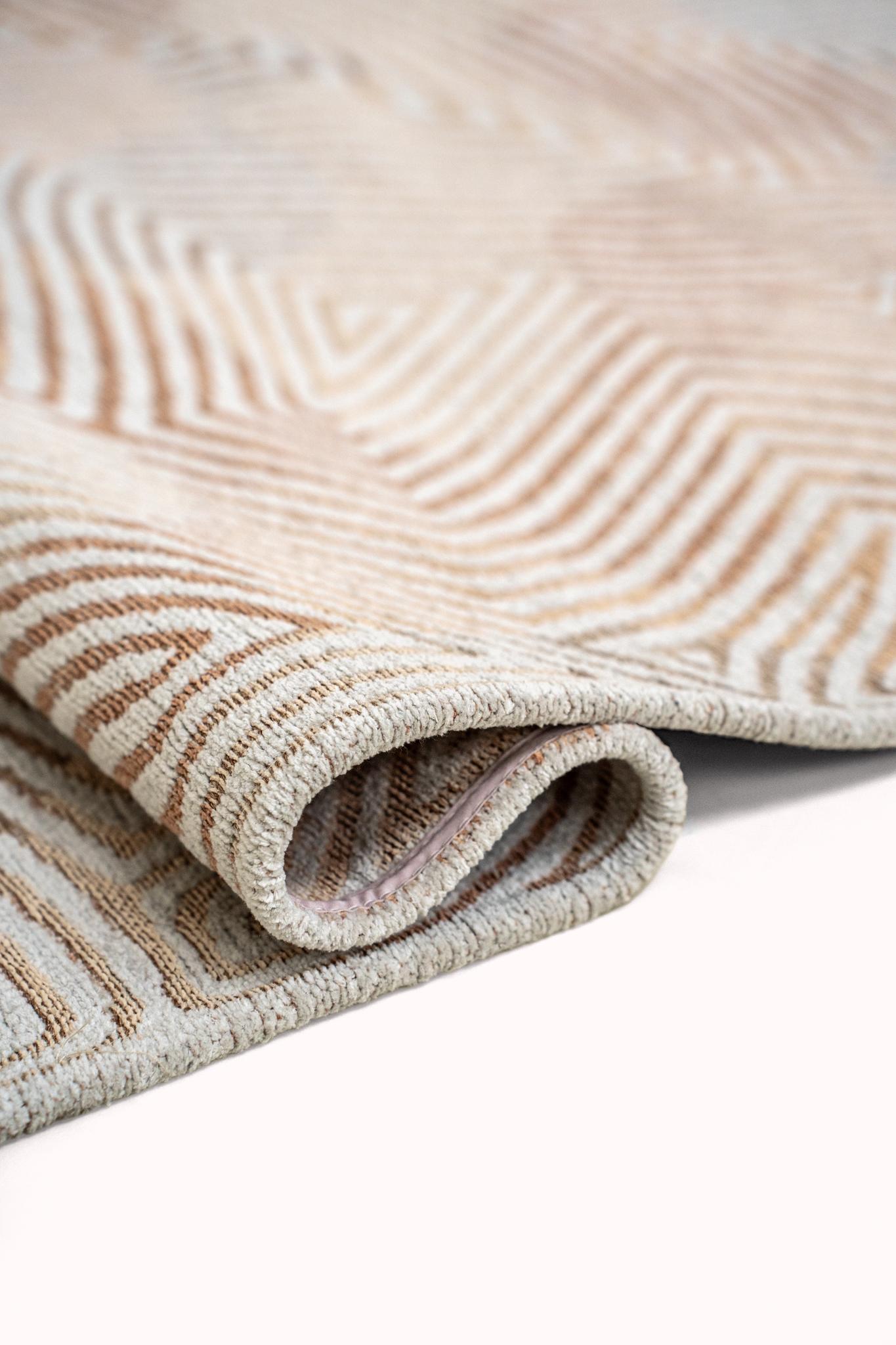 Yellow Hippy tapijt | Maat: 140 × 200 cm