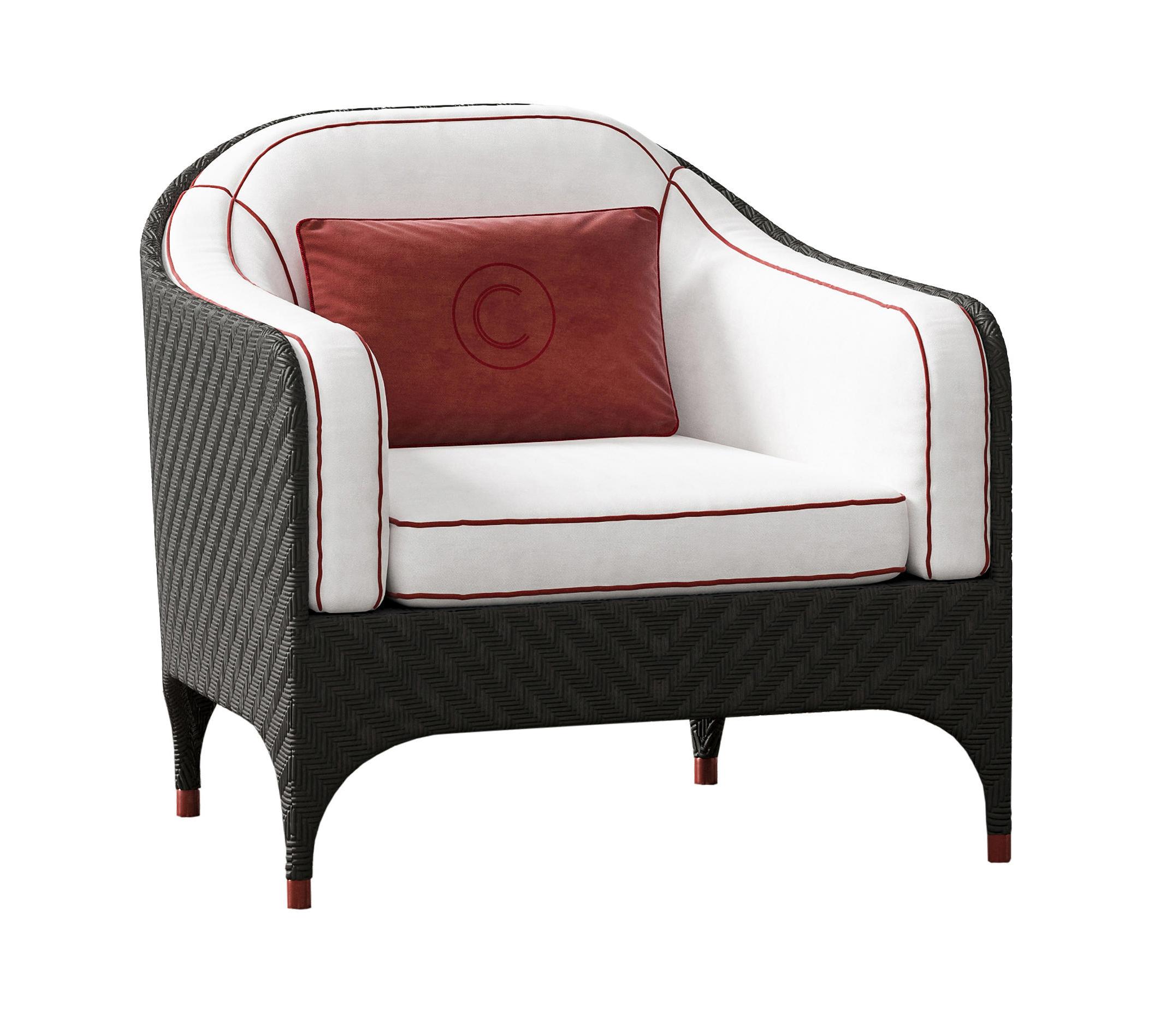 Fauteuil de jardin avec coussins