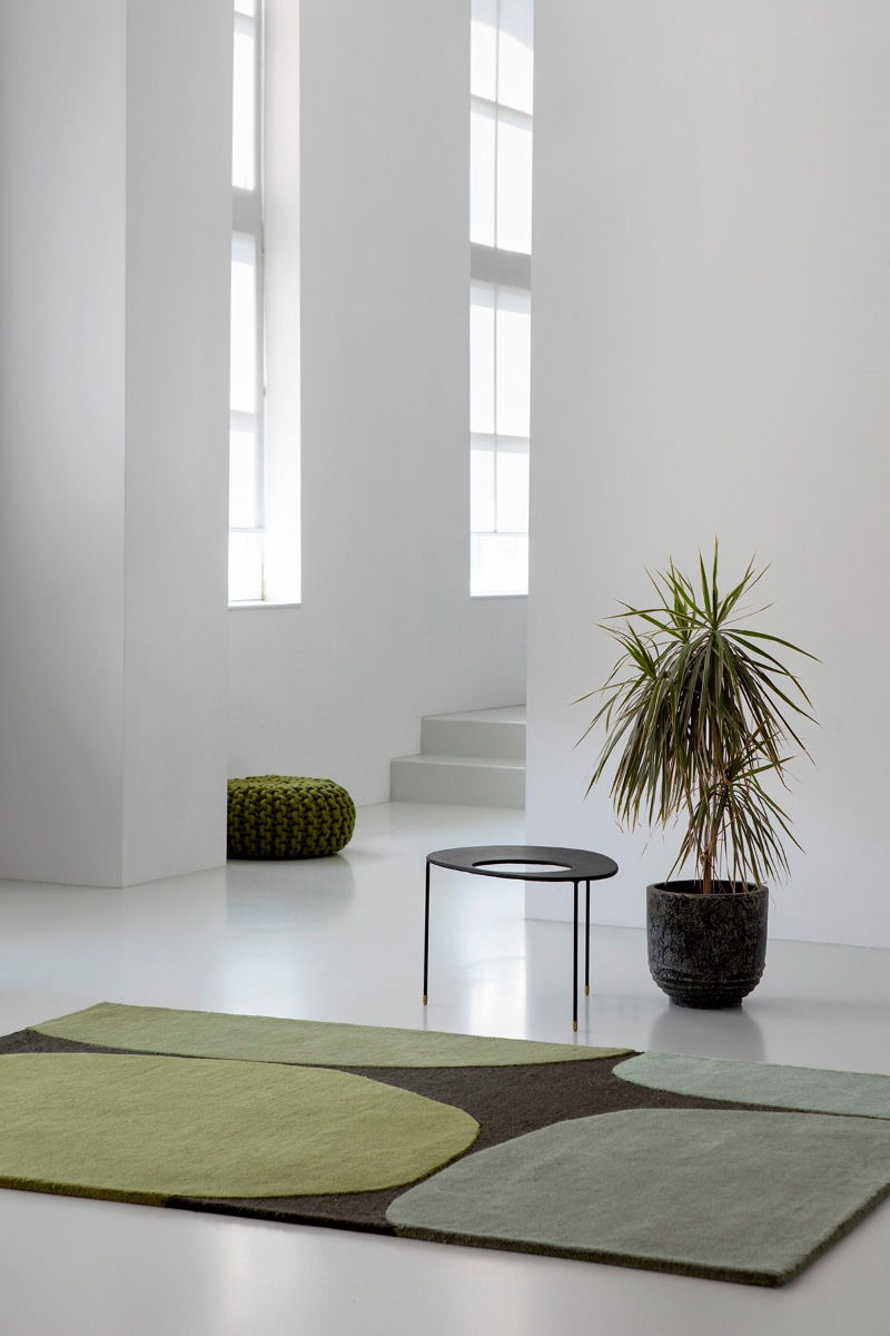 Decor Plateau mos handgetuft vloerkleed