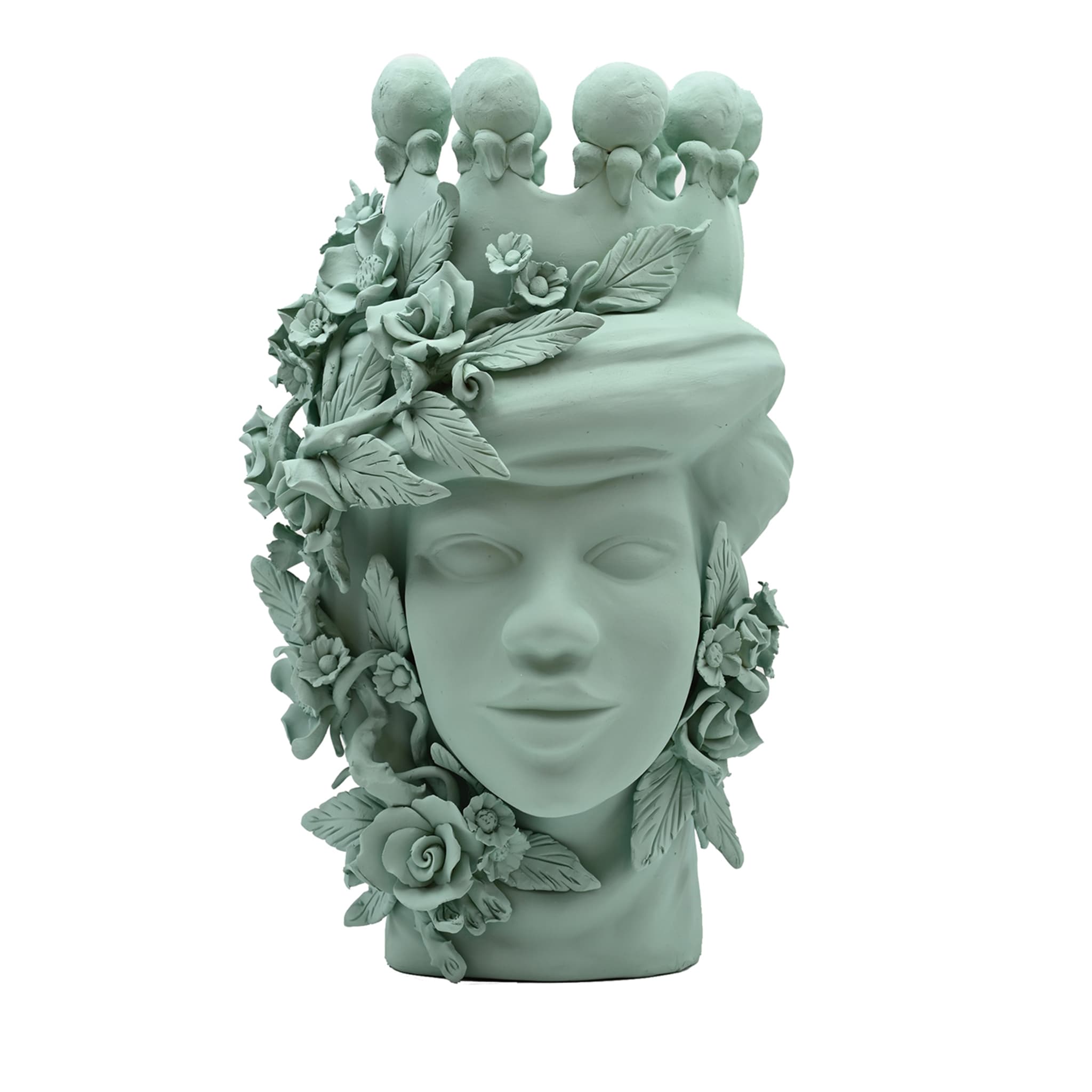 Moorkop handgemaakte sculptuur