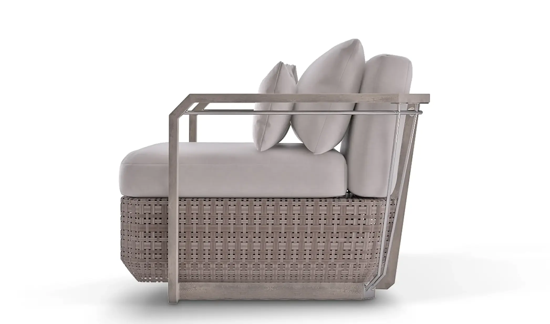 Heritage houten tweezitsbank
