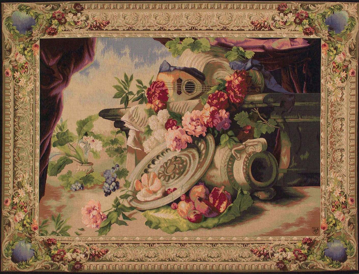 Mandoline wandtapijt | Maat: 85 × 110 cm