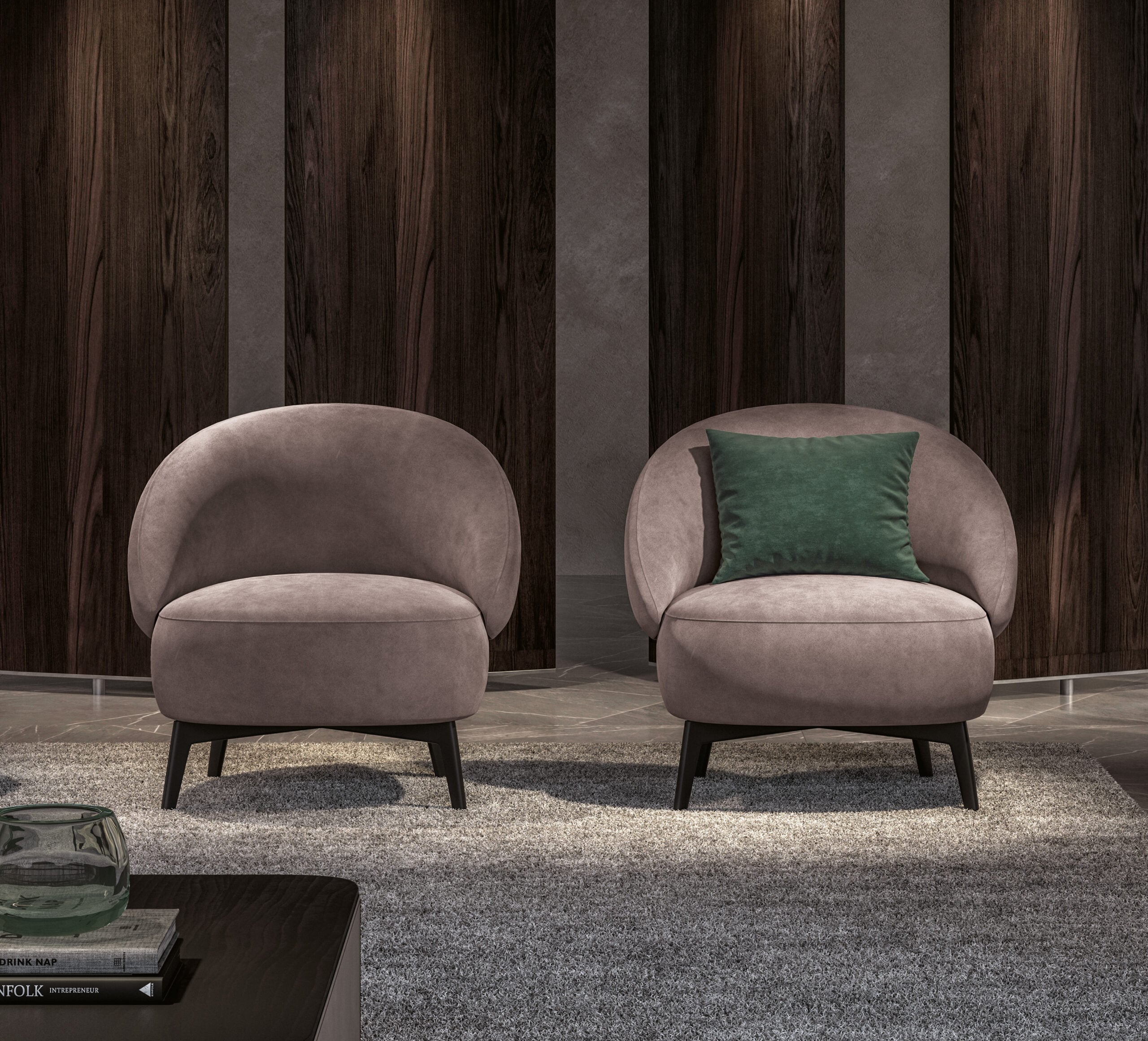 Fauteuil lounge de luxe