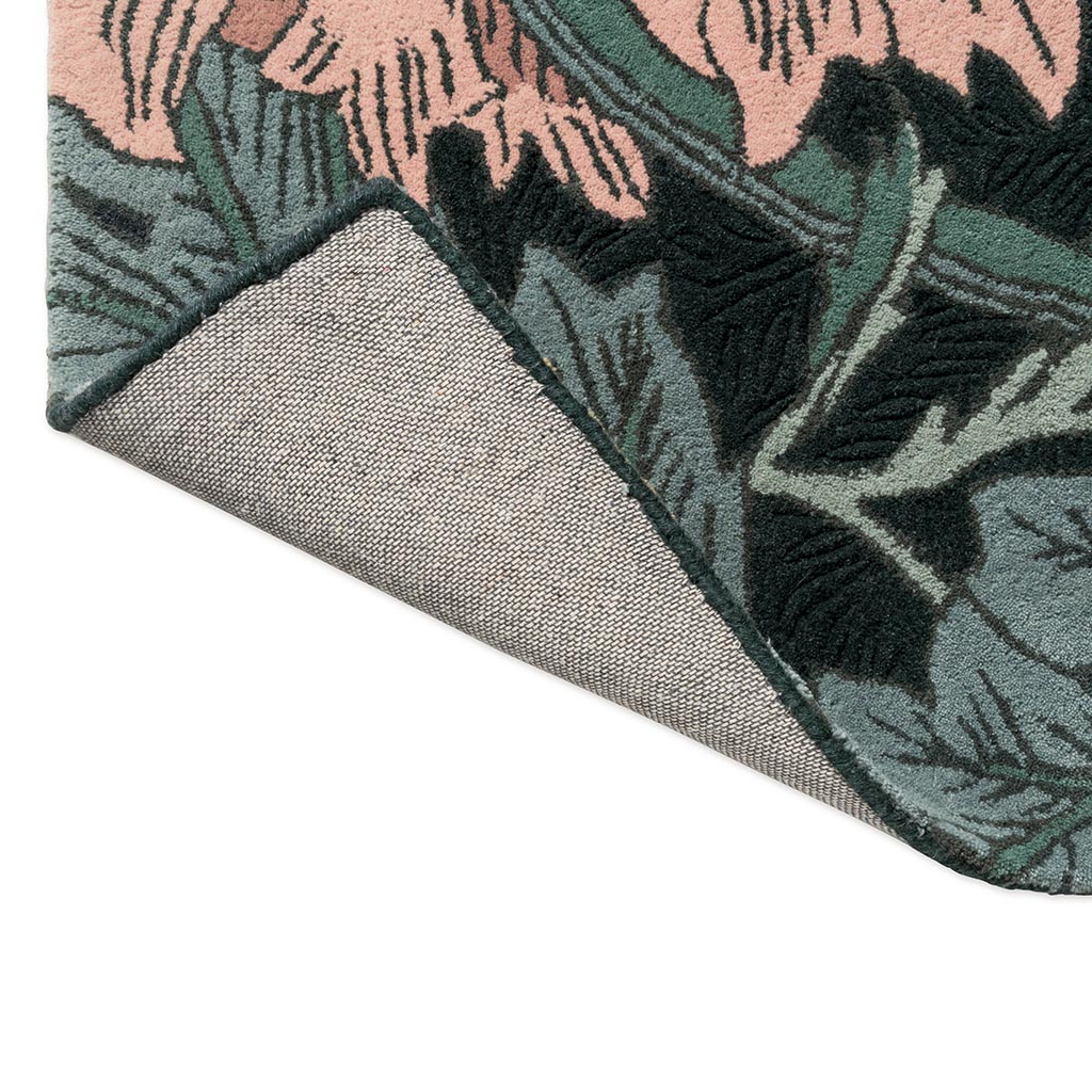 Tapis Honeysuckle & Tulip Teal design | Taille: 170 × 240 cm
