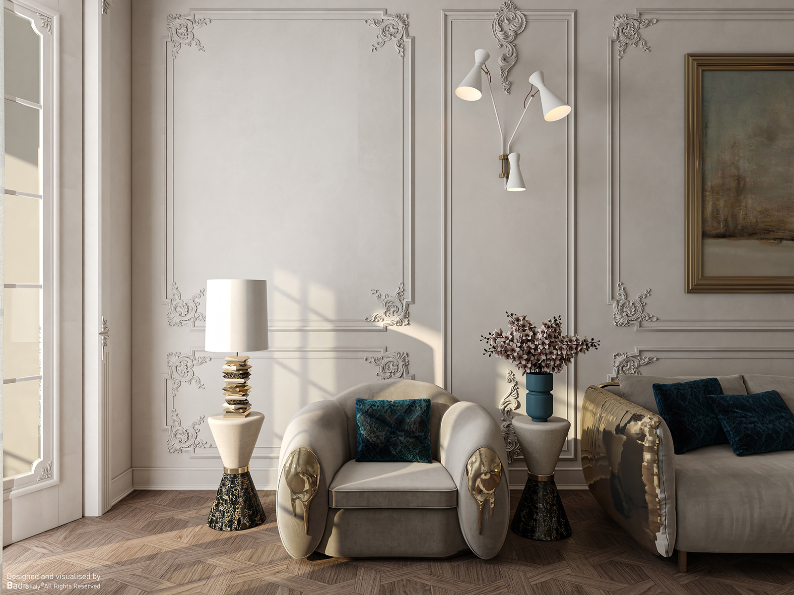Performer wandlamp