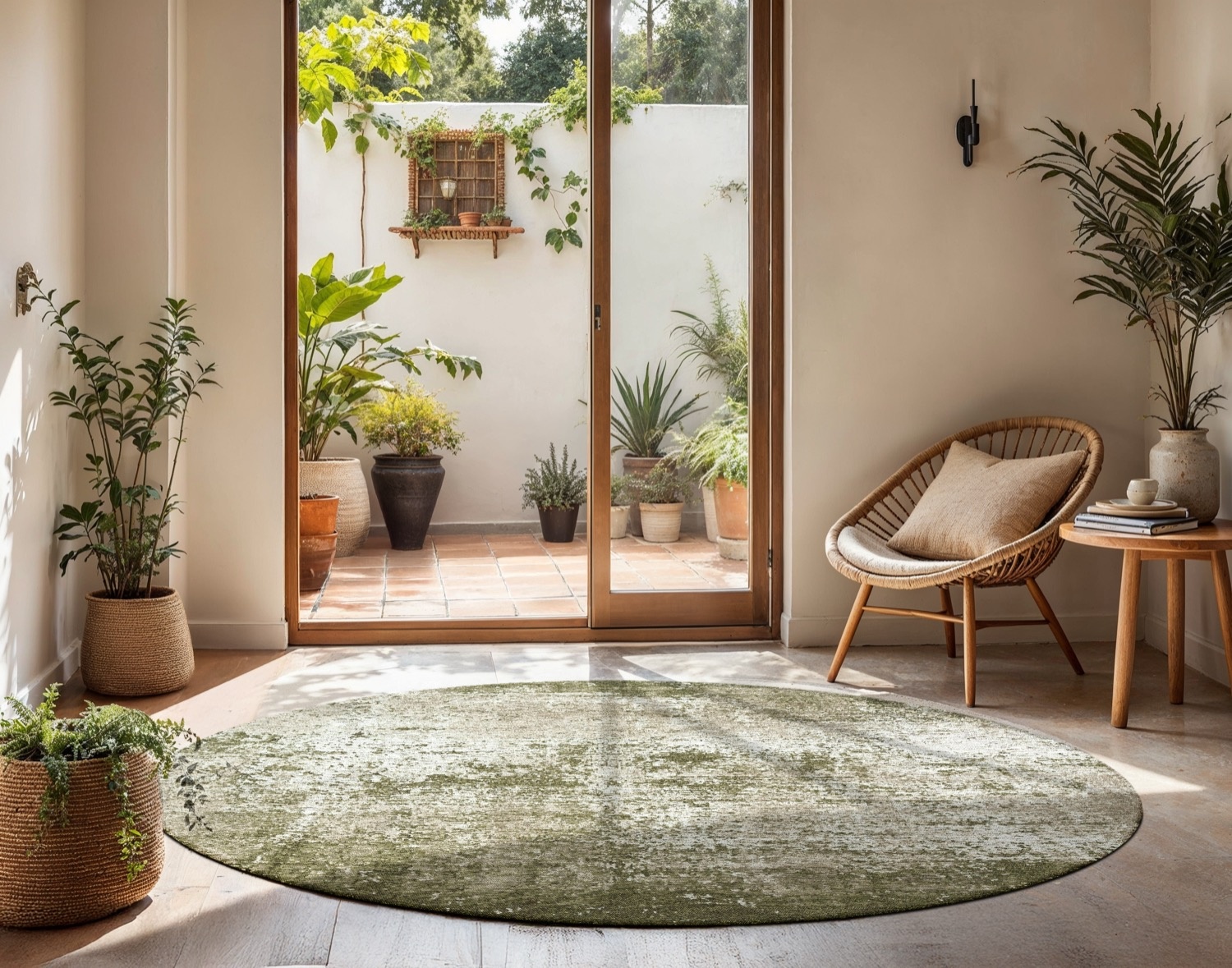 Tapis rond Mars