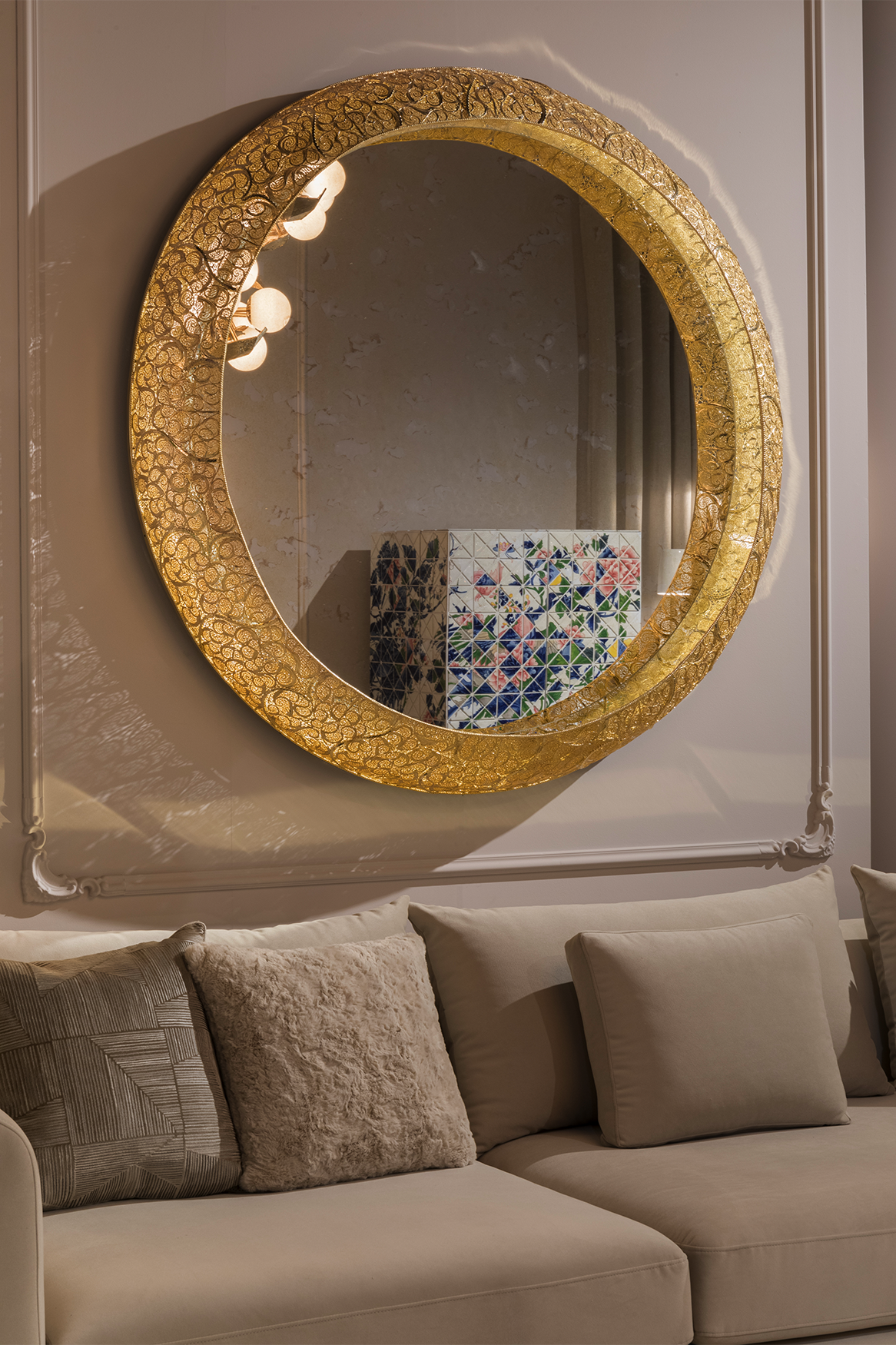 Miroir mural Crown Filigree II