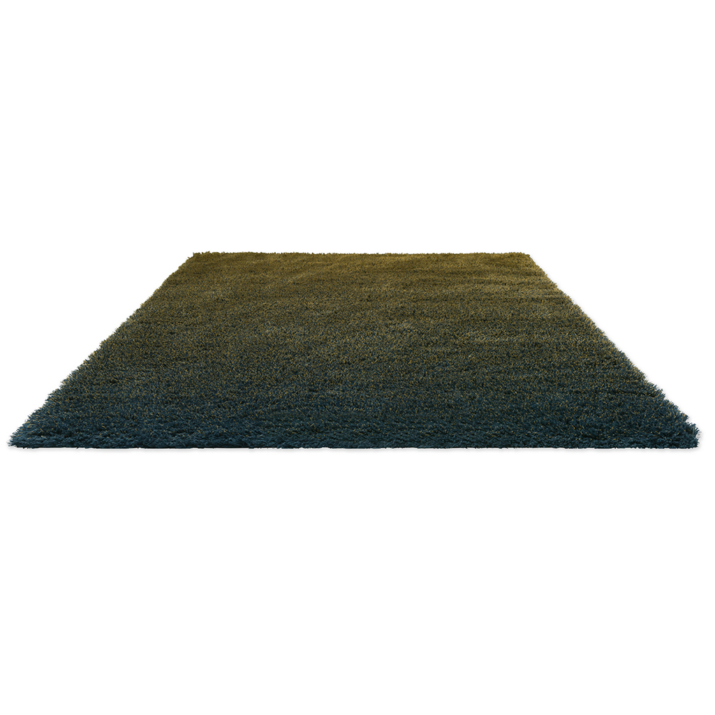 Shade High messing/indigo vloerkleed | Maat: 170 × 240 cm