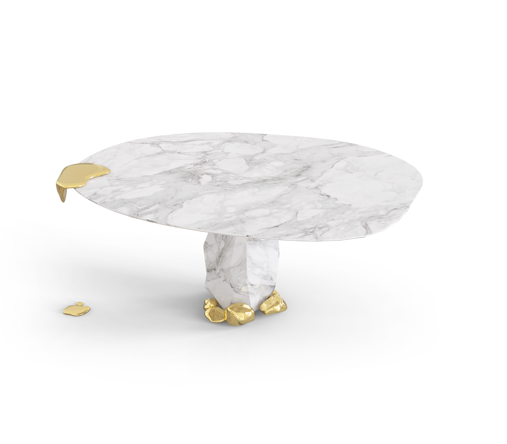 Luxe diamanten eettafel