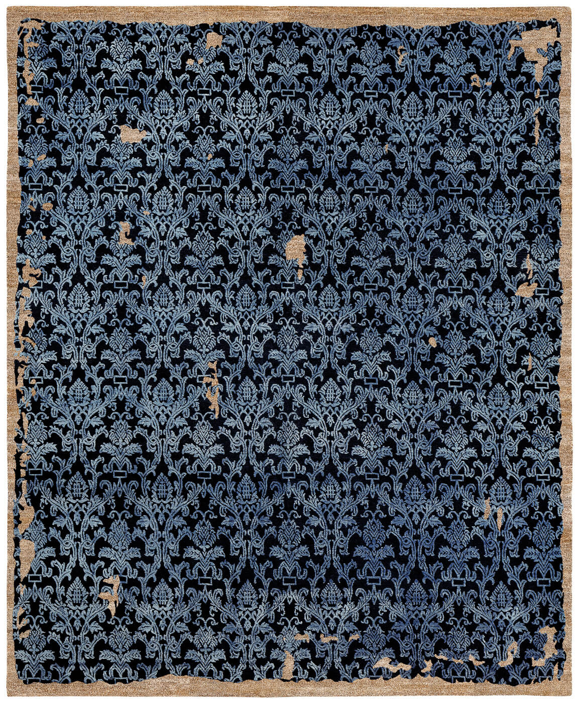 Tapis Vintage Roma bleu | Taille: 400 × 500 cm