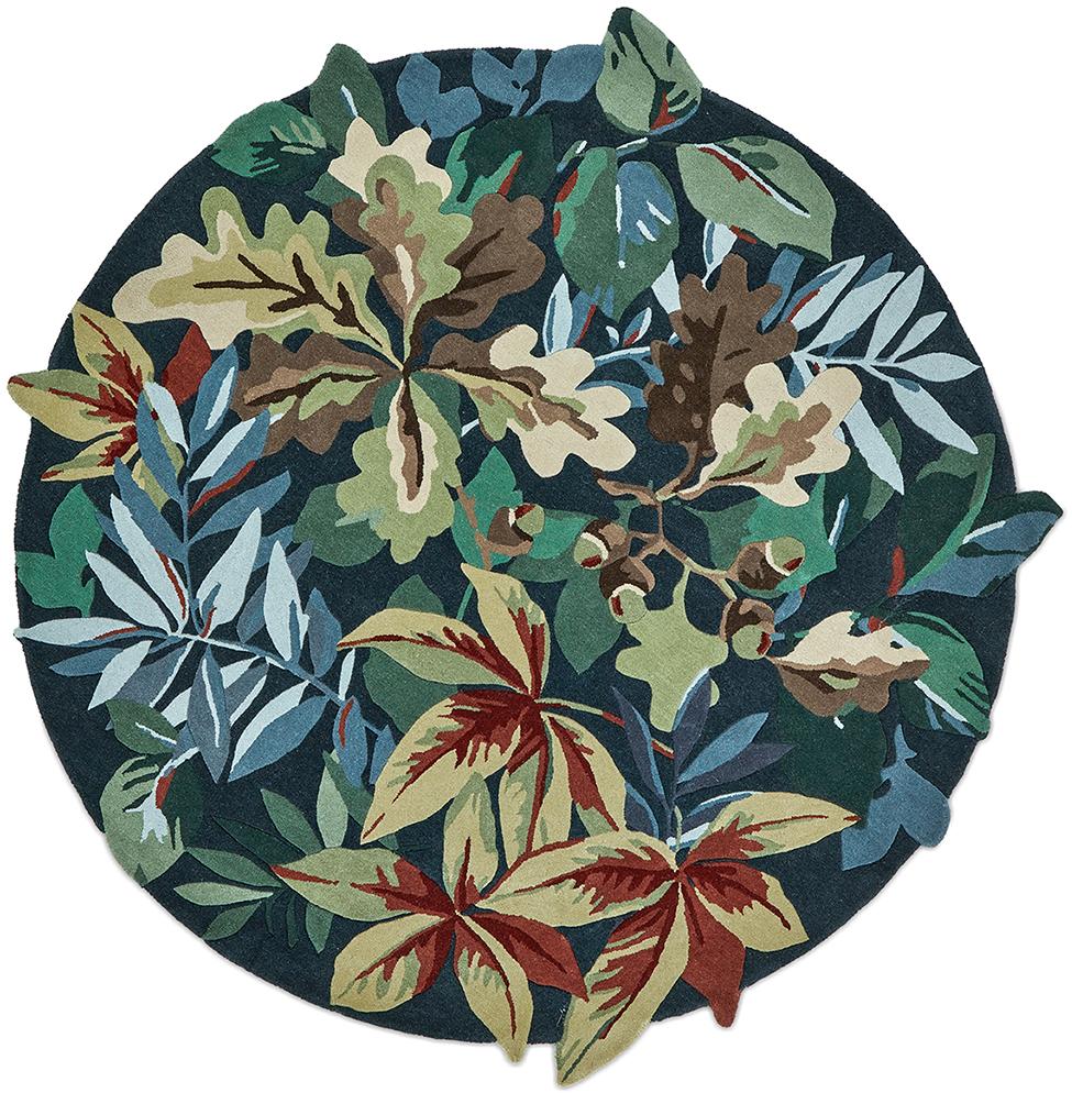 Tapis Robin’s Wood vert forêt | Taille: Ø 200 cm