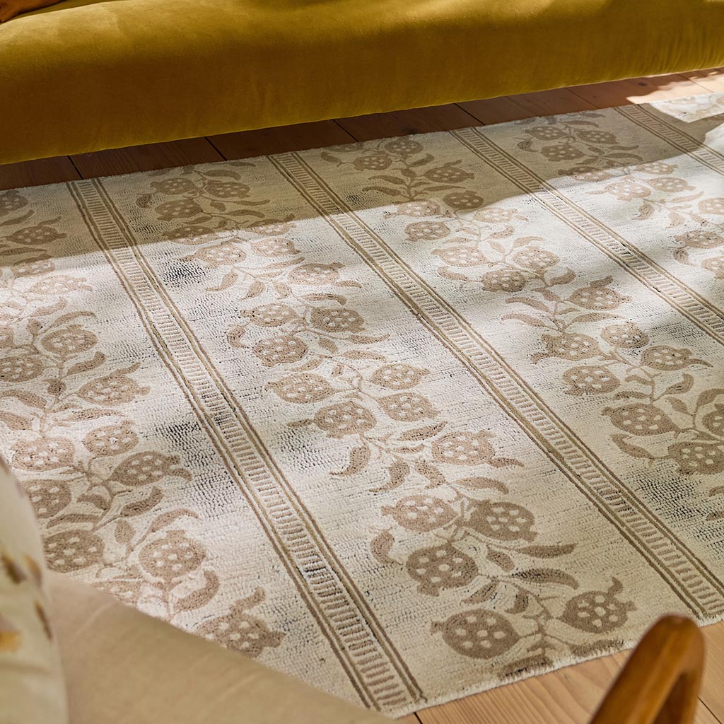 Anaar Flax luxe vloerkleed | Maat: 250 × 350 cm