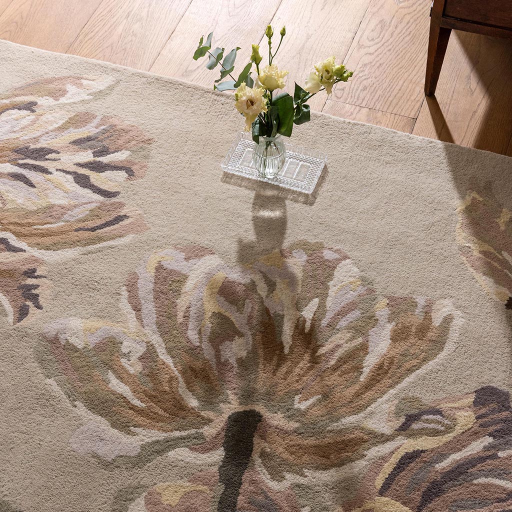 Tapis Gosford naturel/vert sauge | Taille: 250 × 350 cm
