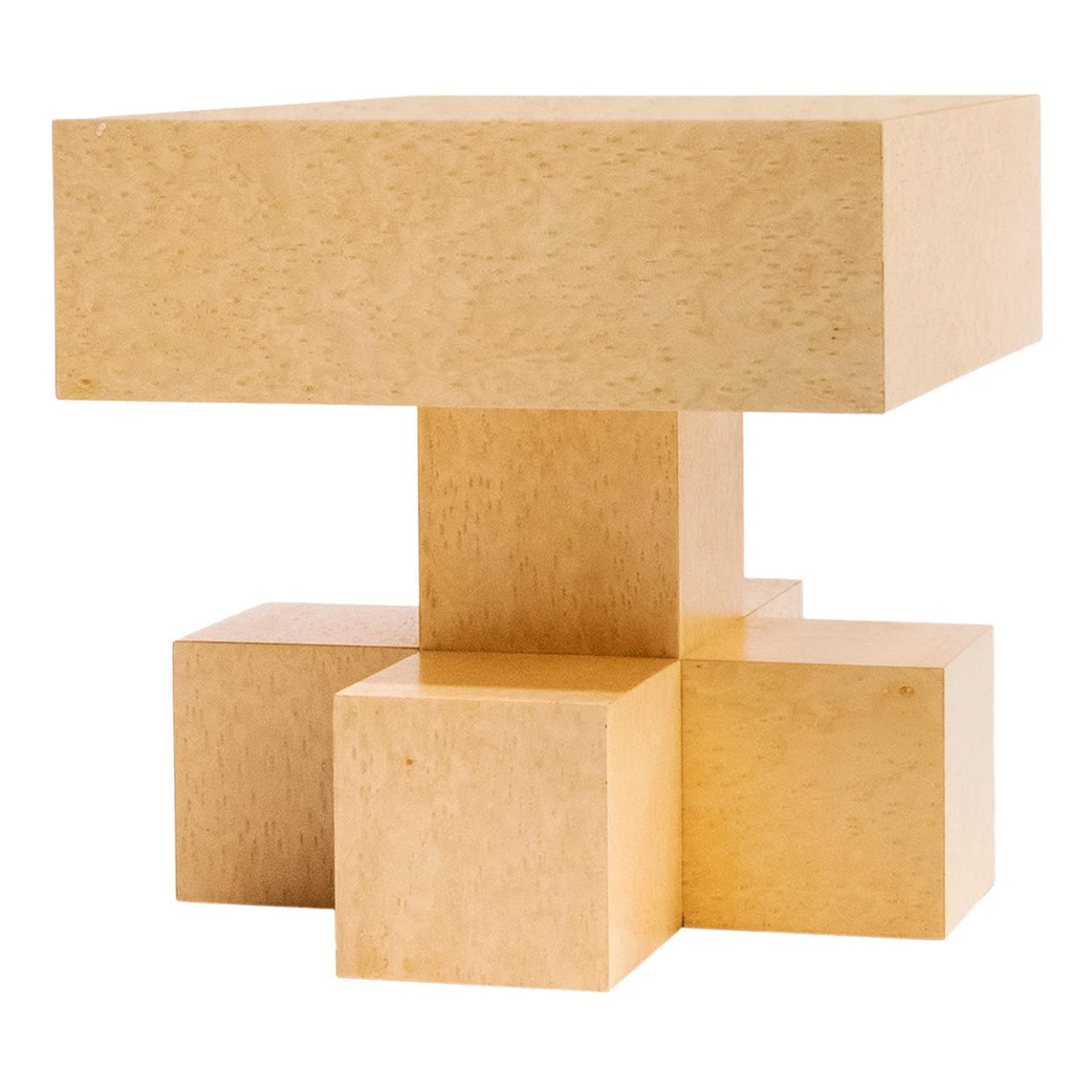 Table d’appoint en bois contemporaine