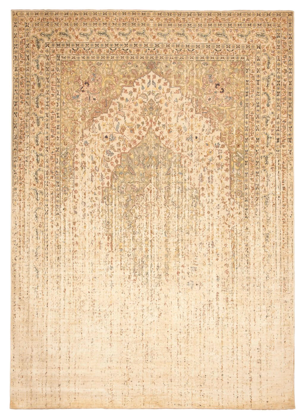 Tabriz Park Vendetta beige tapijt | Maat: 300 × 400 cm