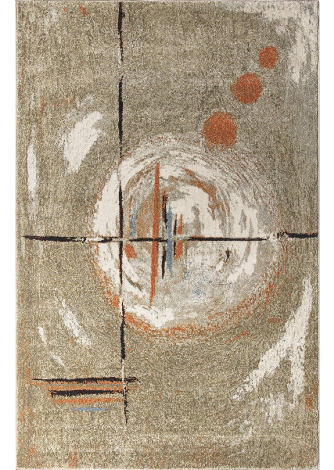 Tapis moderne abstrait | Taille: 160 × 235 cm