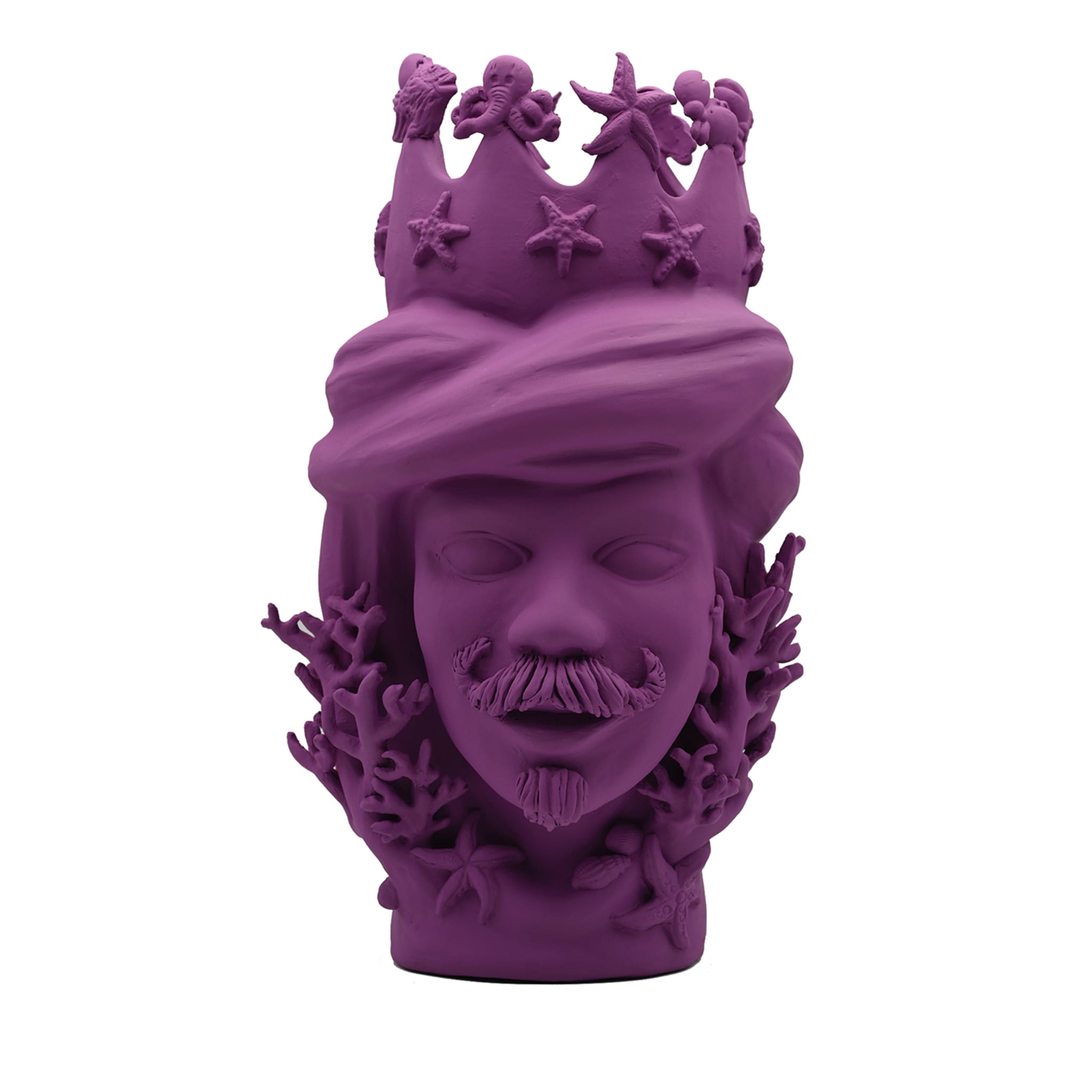 Sculpture violette Moorkop