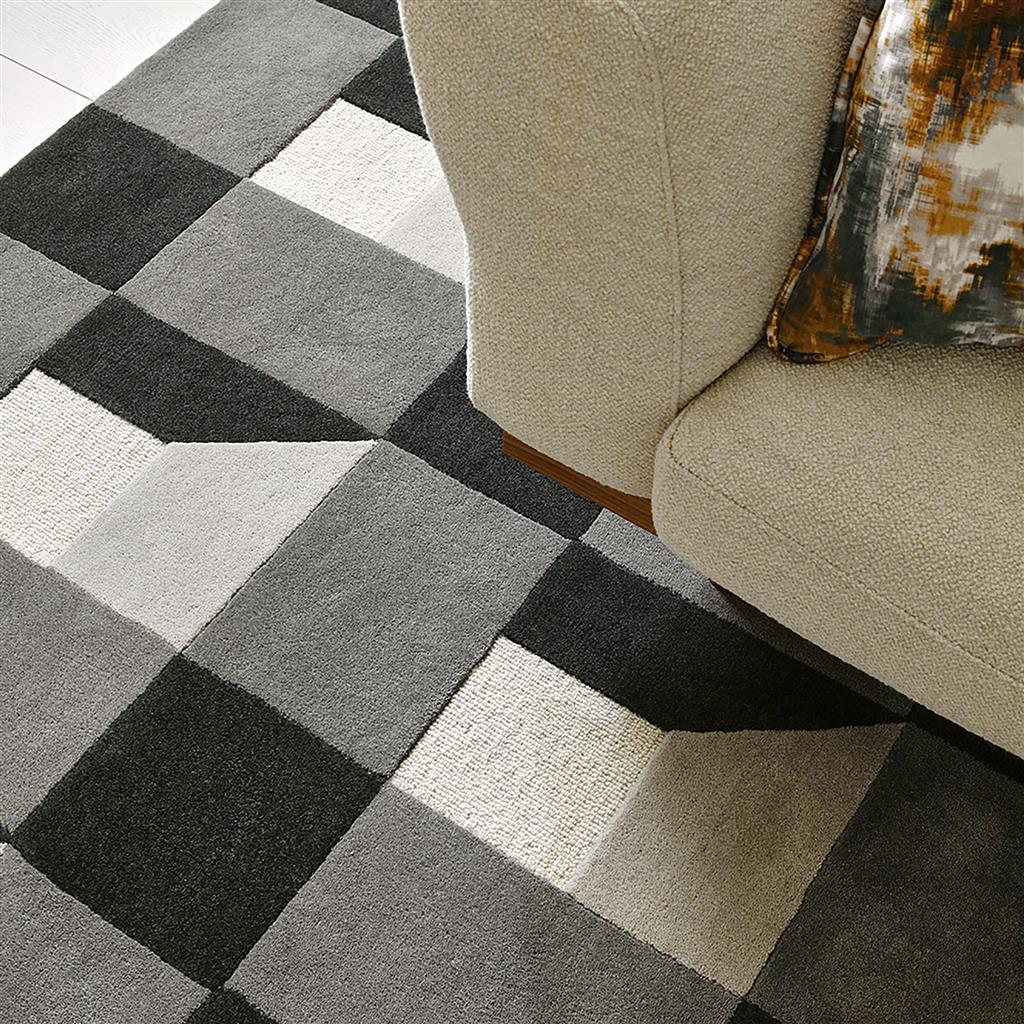 Tapis Blocks ardoise | Taille: 250 × 350 cm