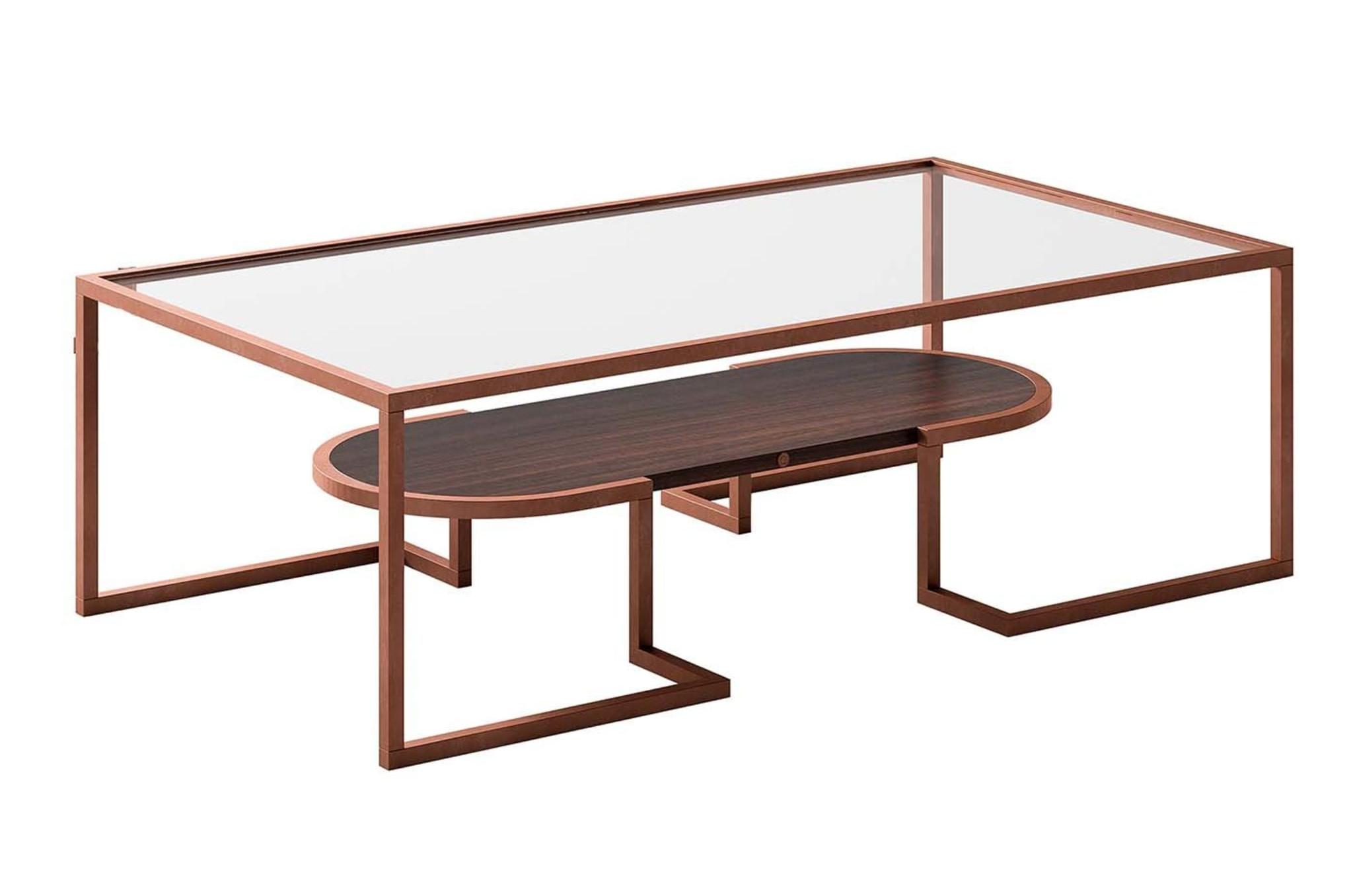 Bruin frame salontafel