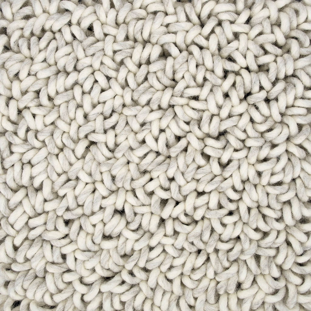 Tapis Origin Loop gris bruyère en feutre bouclé | Taille: 250 × 350 cm
