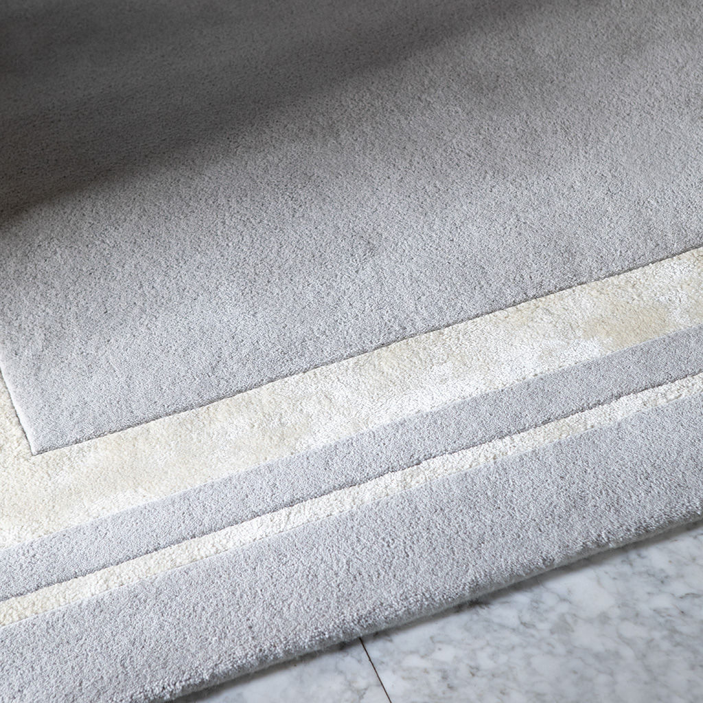 Redbrook zilver vloerkleed | Maat: 250 × 350 cm