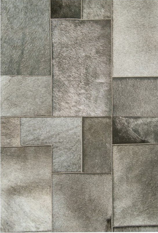 Tapis en peau de vache Puzzle | Taille: 220 × 220 cm