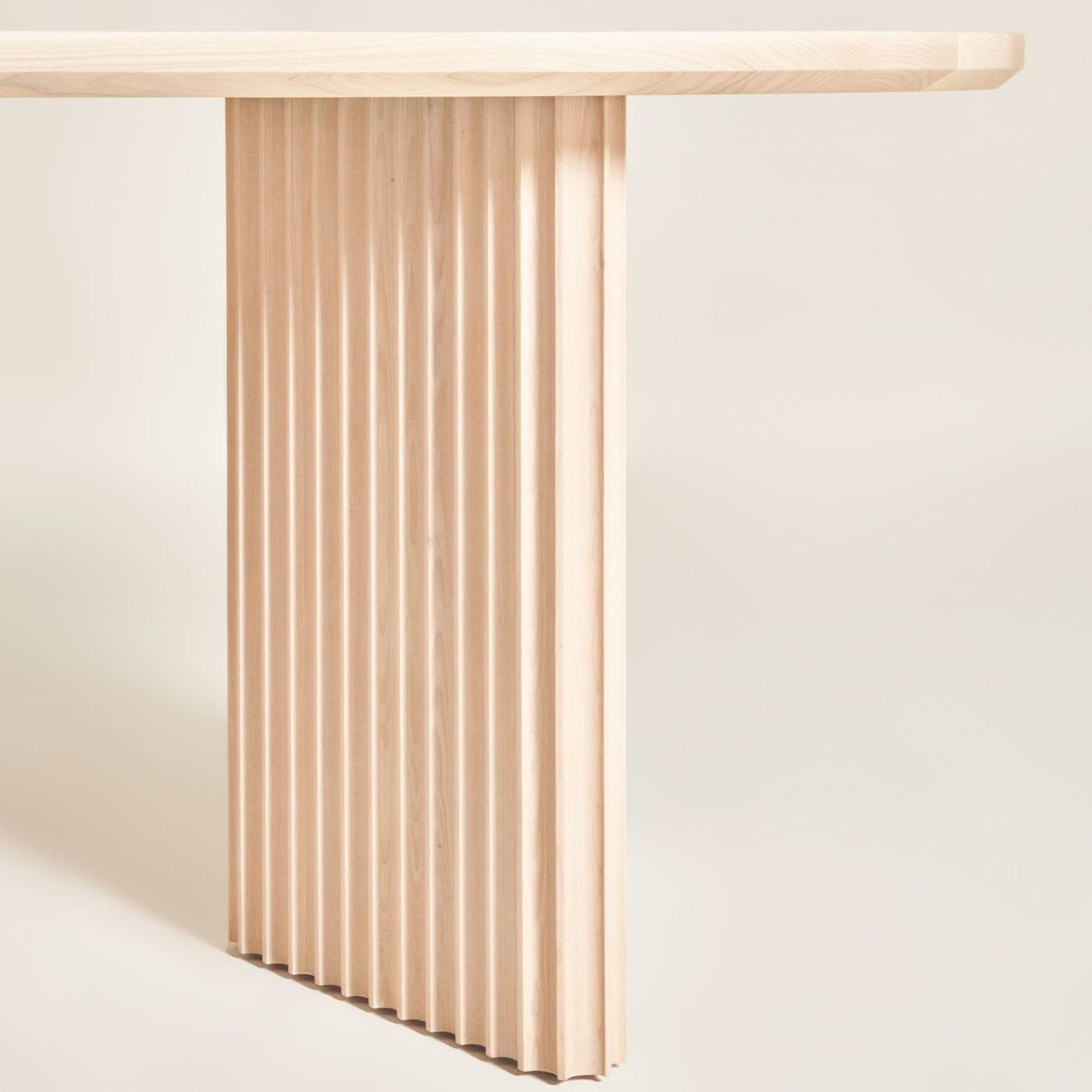 Table en frêne Basalto Naturel