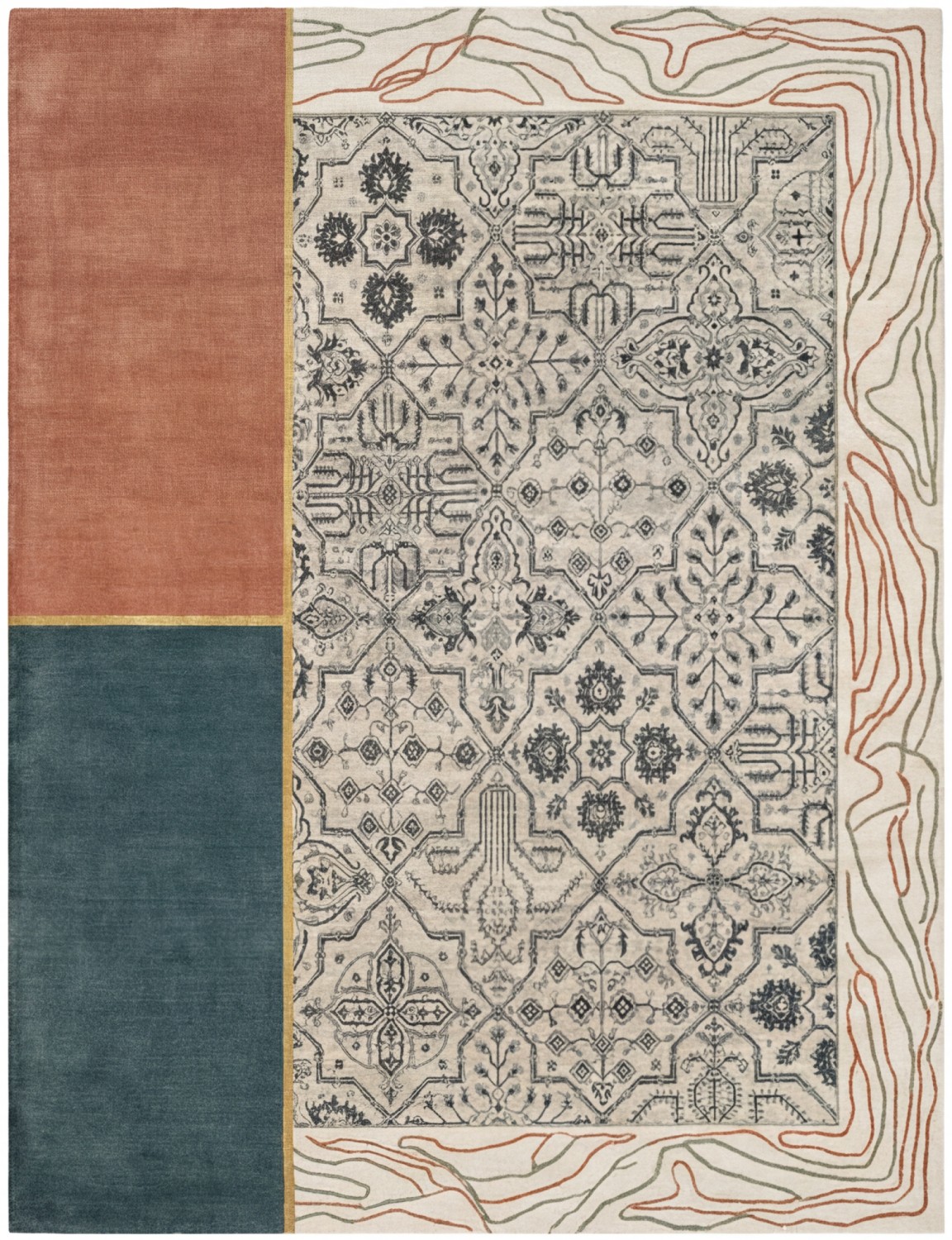 Heritage Panel vloerkleed