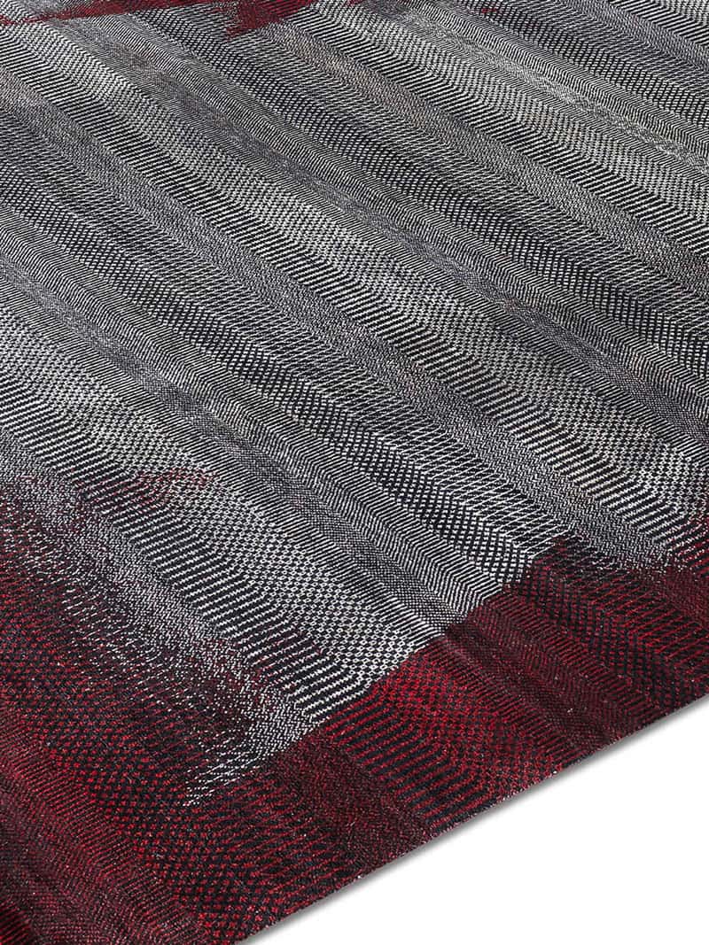 Tapis noué à la main Red Wood