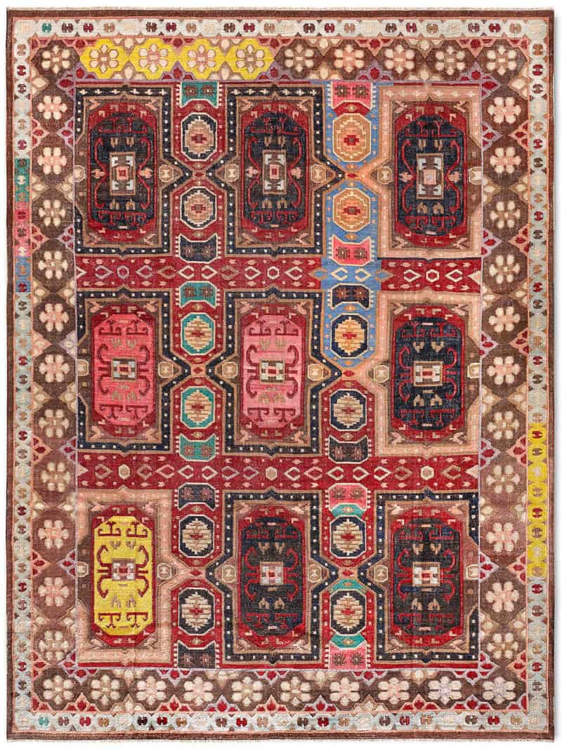 Flatweave handgemaakt luxe tapijt | Maat: 140 × 210 cm