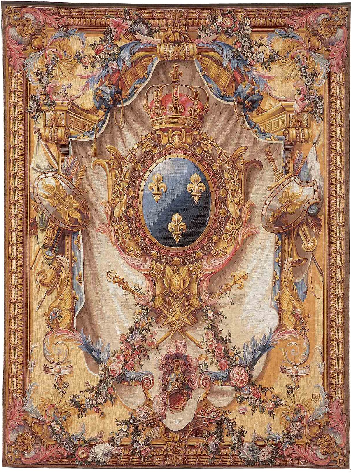 Tapisserie murale Grandes armoiries beige | Taille: 150 × 200 cm Tapisserie murale Grandes armoiries beige | Taille: 150 × 200 cm