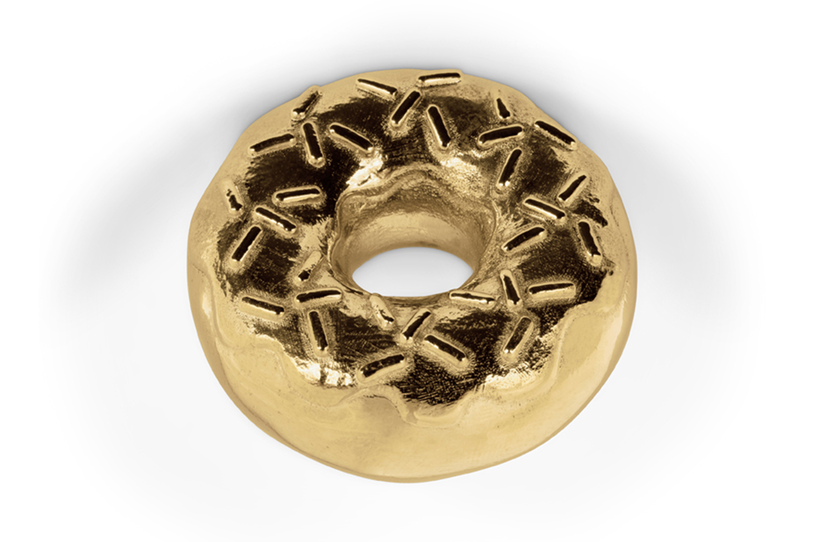 Zoete donut handgreep