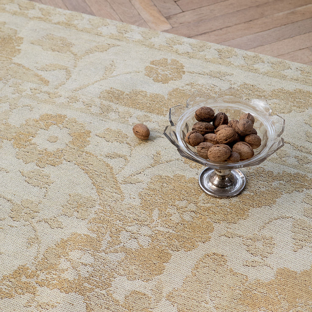 Newborough bleek goud vloerkleed