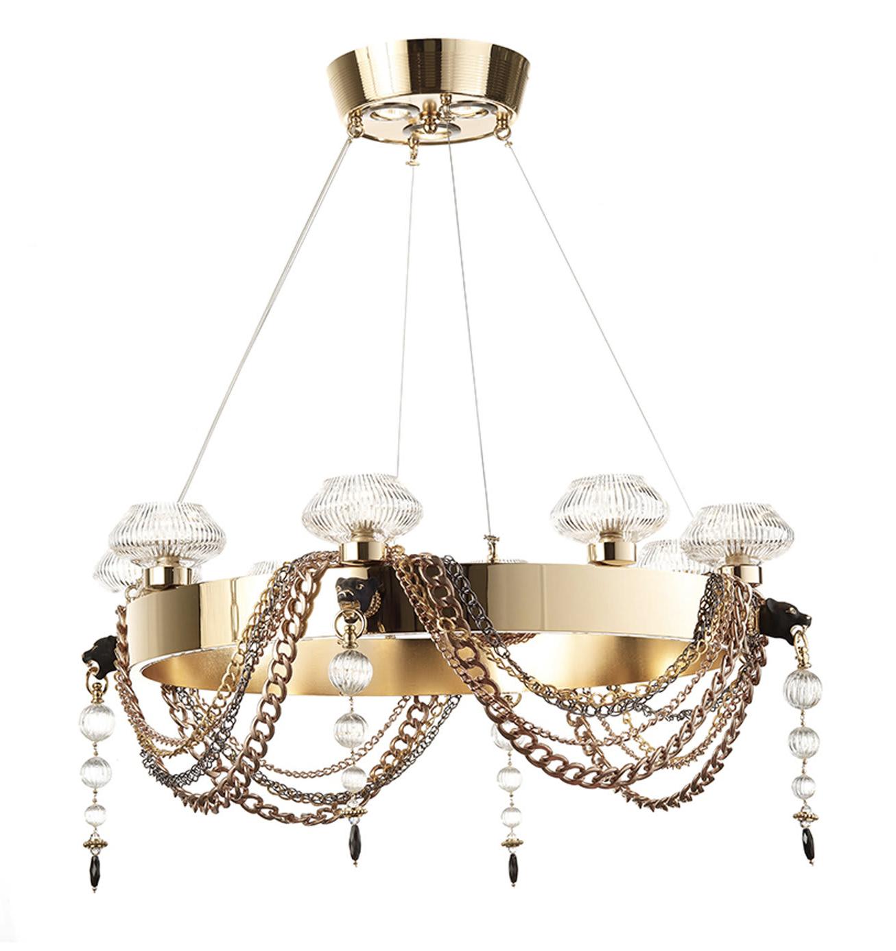 Lustre Panther en cristal
