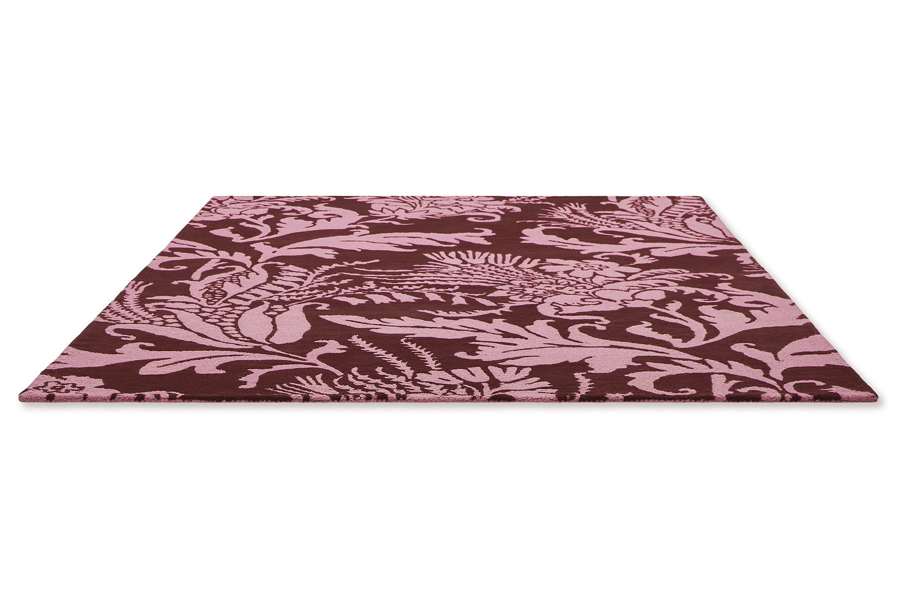 Tapis Baroque rose