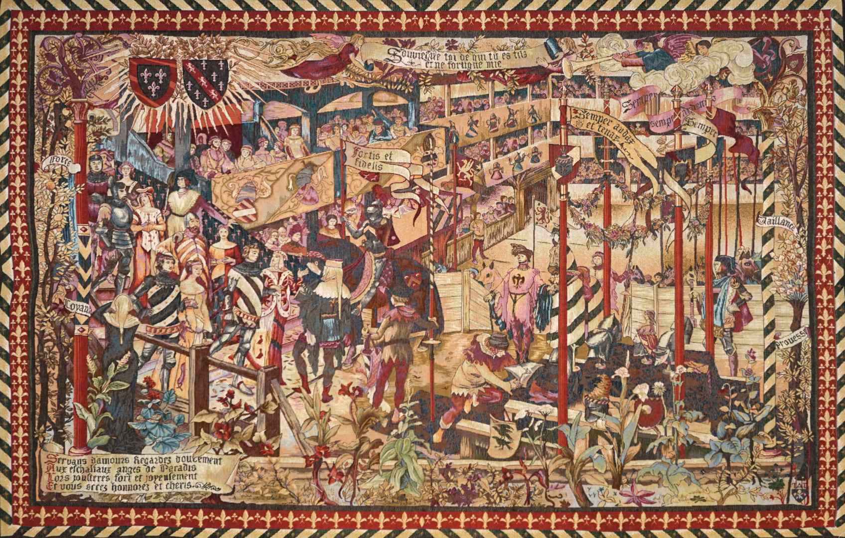 Tapisserie murale Tournoi médiéval