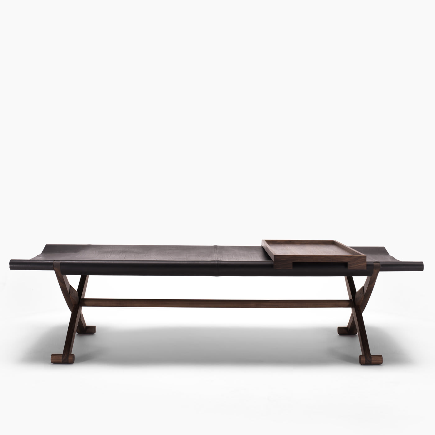 Banc Branda en cuir givré